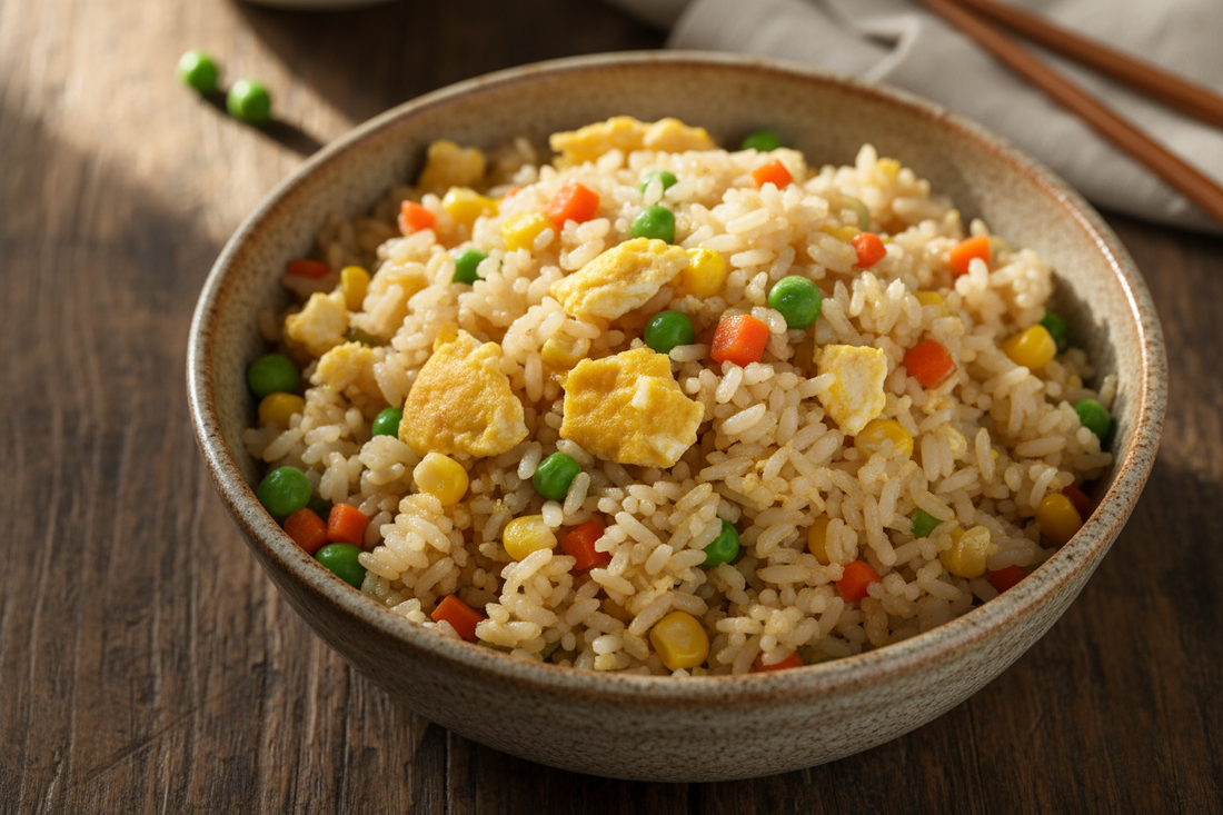 5-Ingredient Veggie Fried Rice (Family-Style)