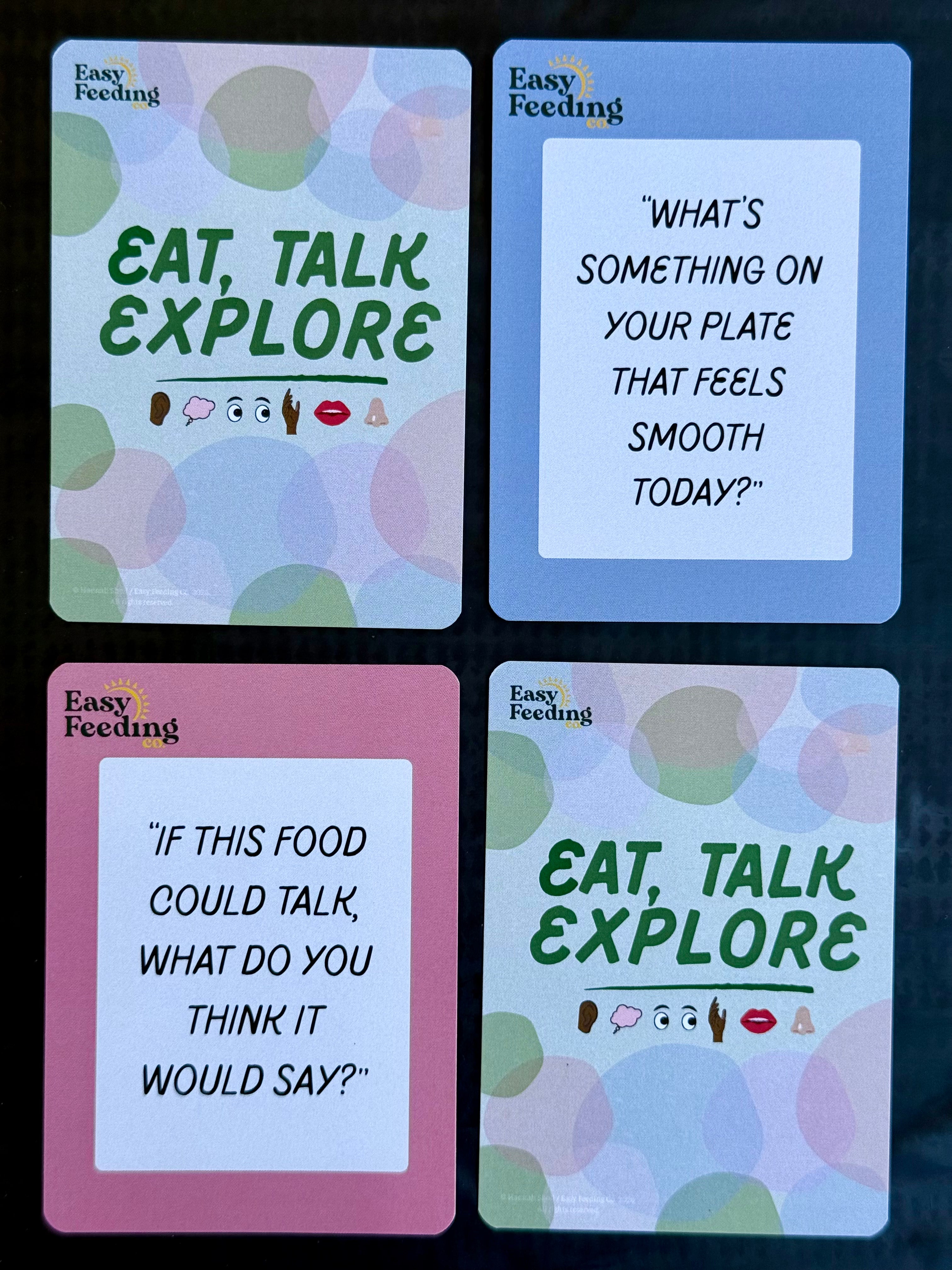 Eat, Talk, Explore - Game Cards