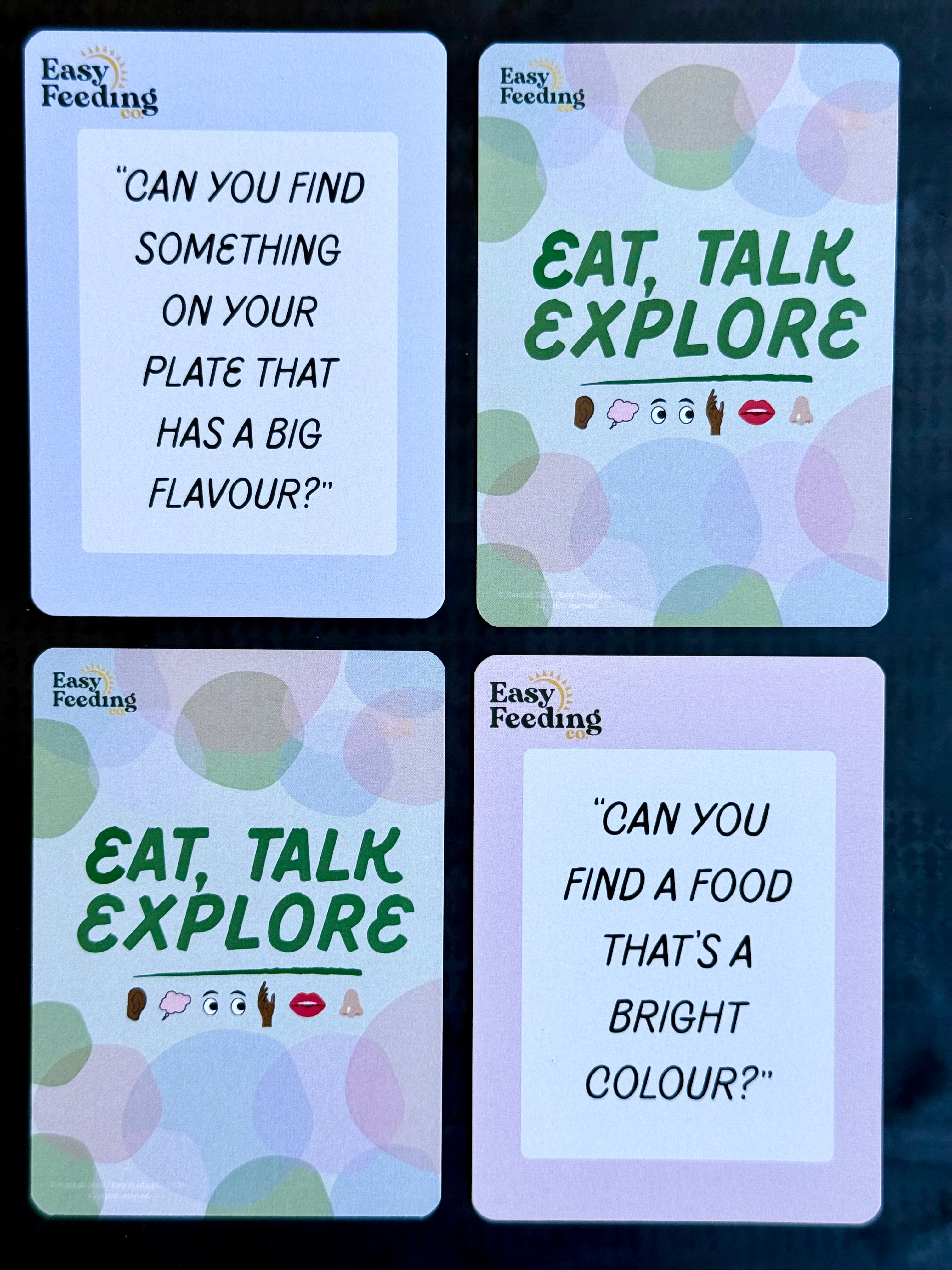 Eat, Talk, Explore - Game Cards