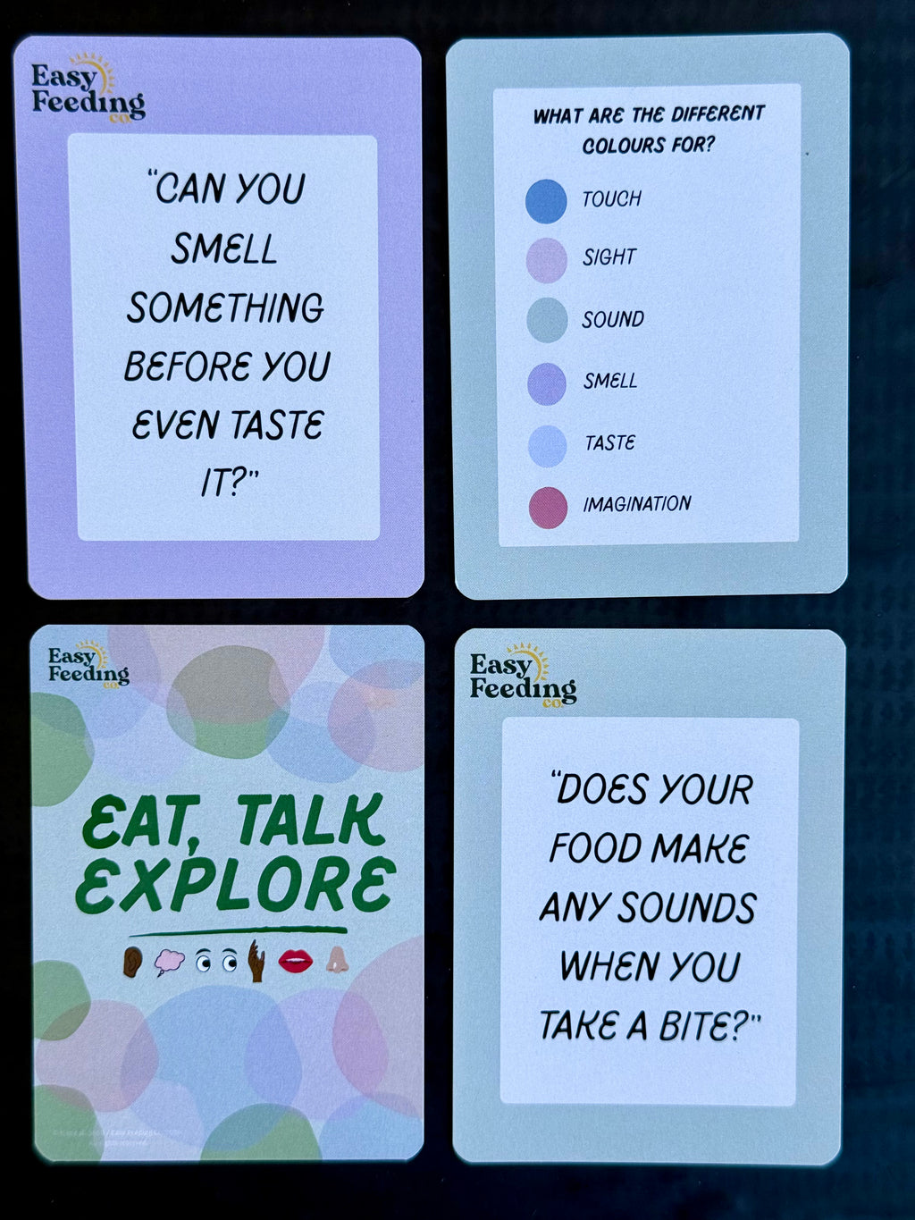 Eat, Talk, Explore - Game Cards