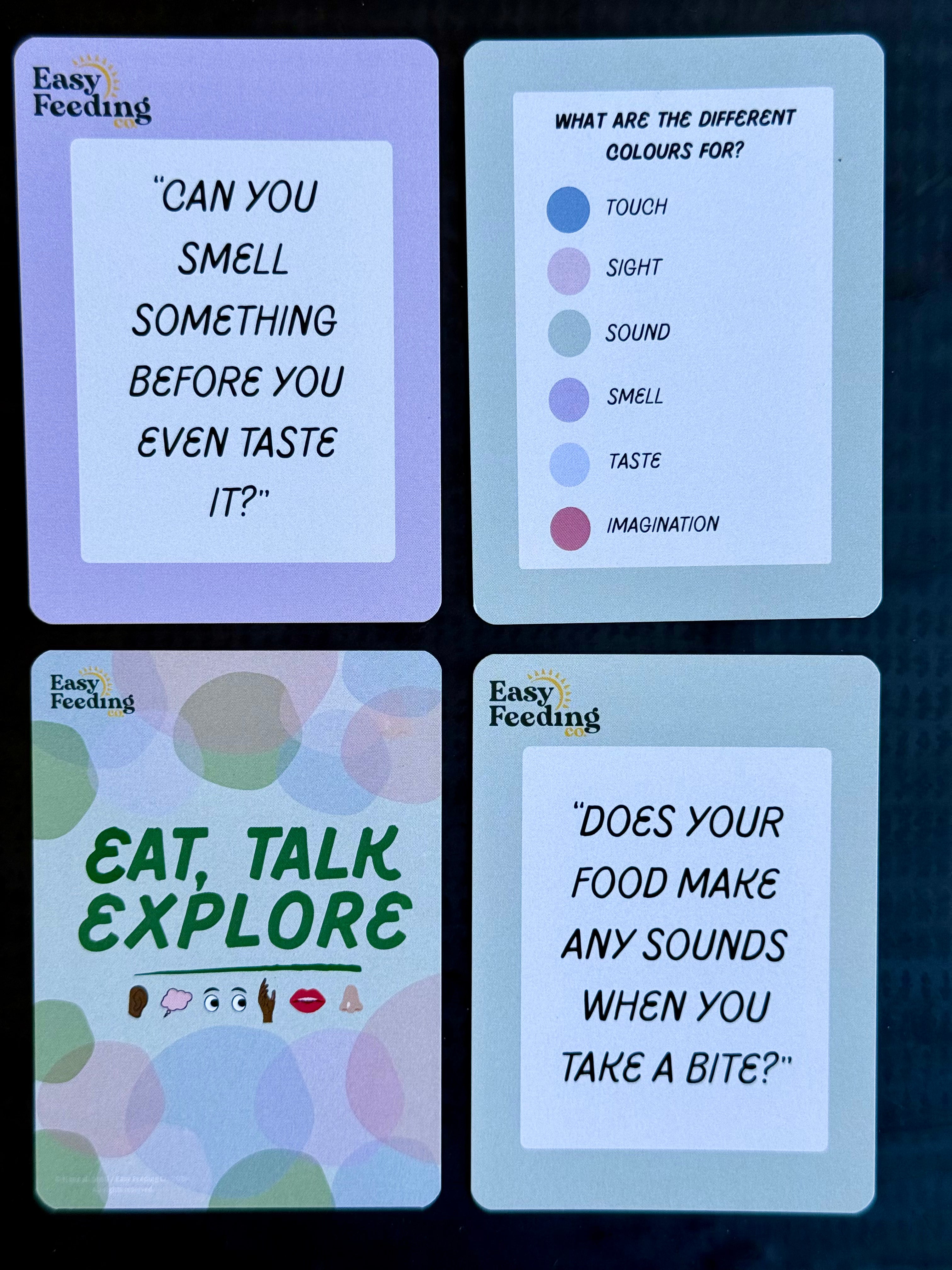 Eat, Talk, Explore - Game Cards