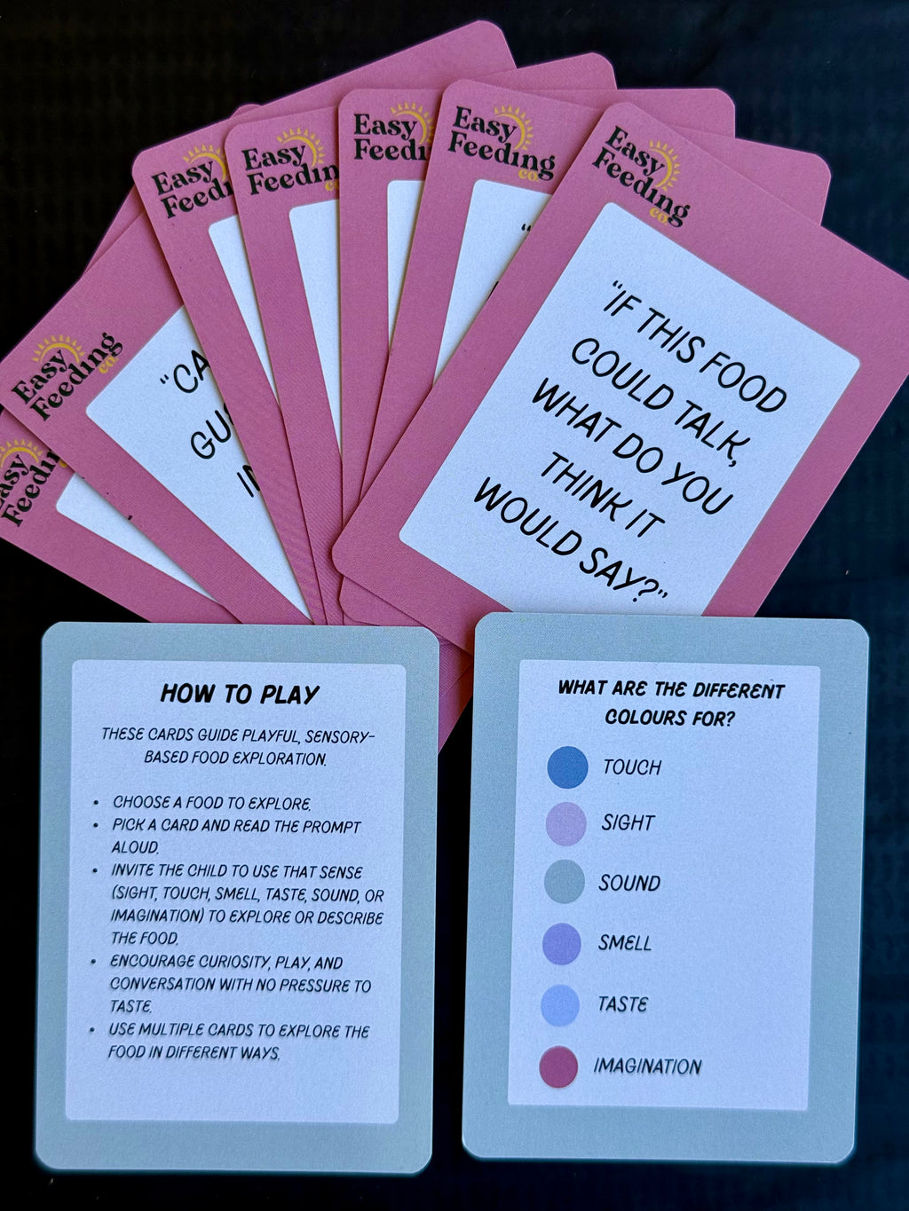 Eat, Talk, Explore - Game Cards
